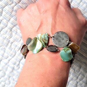 Kenneth Cole Aqua Beach Glass Bracelett